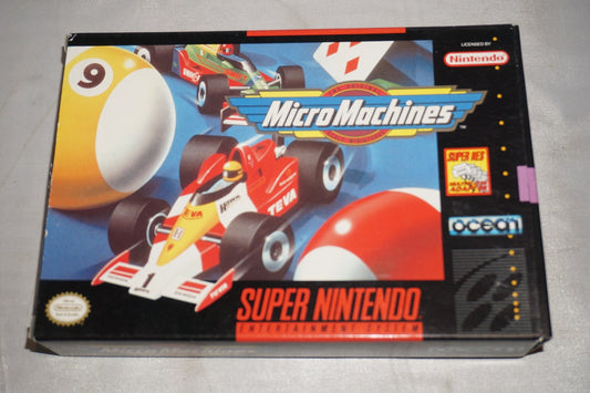 Micro Machines (Super Nintendo SNES) Complete in Box CIB