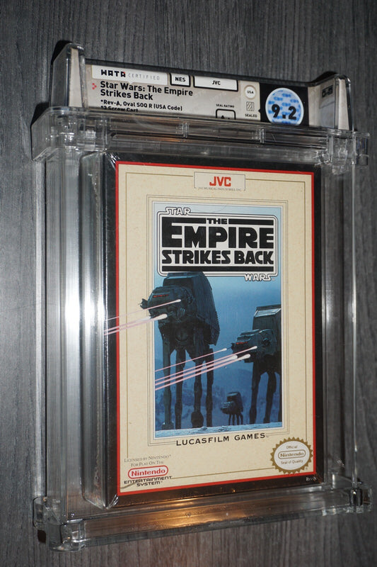 Star Wars Empire Strikes Back (Nintendo NES) WATA 9.2 A+ NEW Factory Sealed