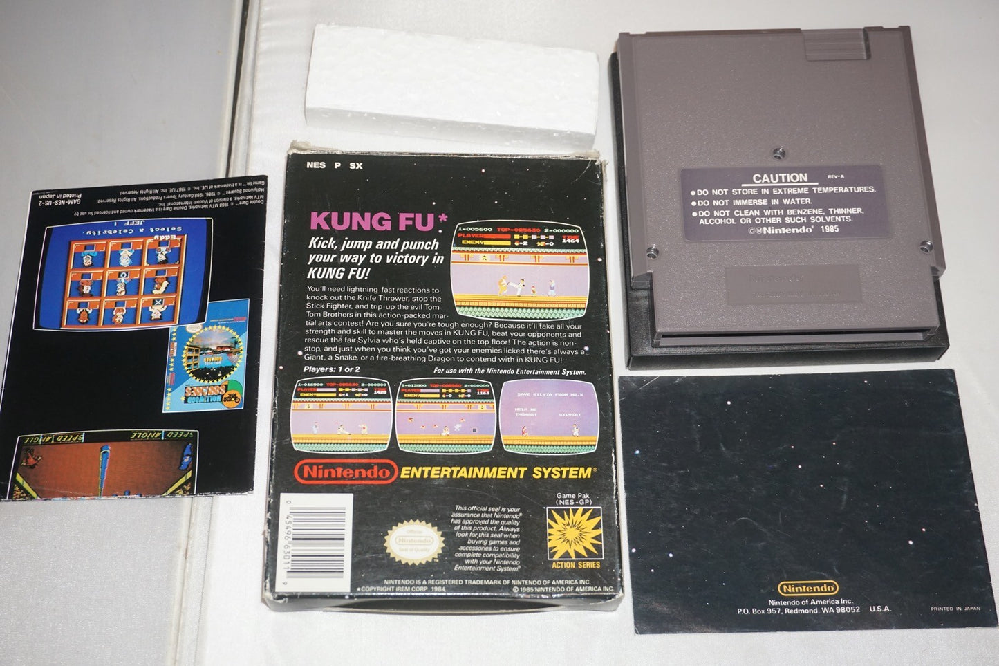 Kung Fu OVAL (Nintendo NES) Complete in Box CIB #2