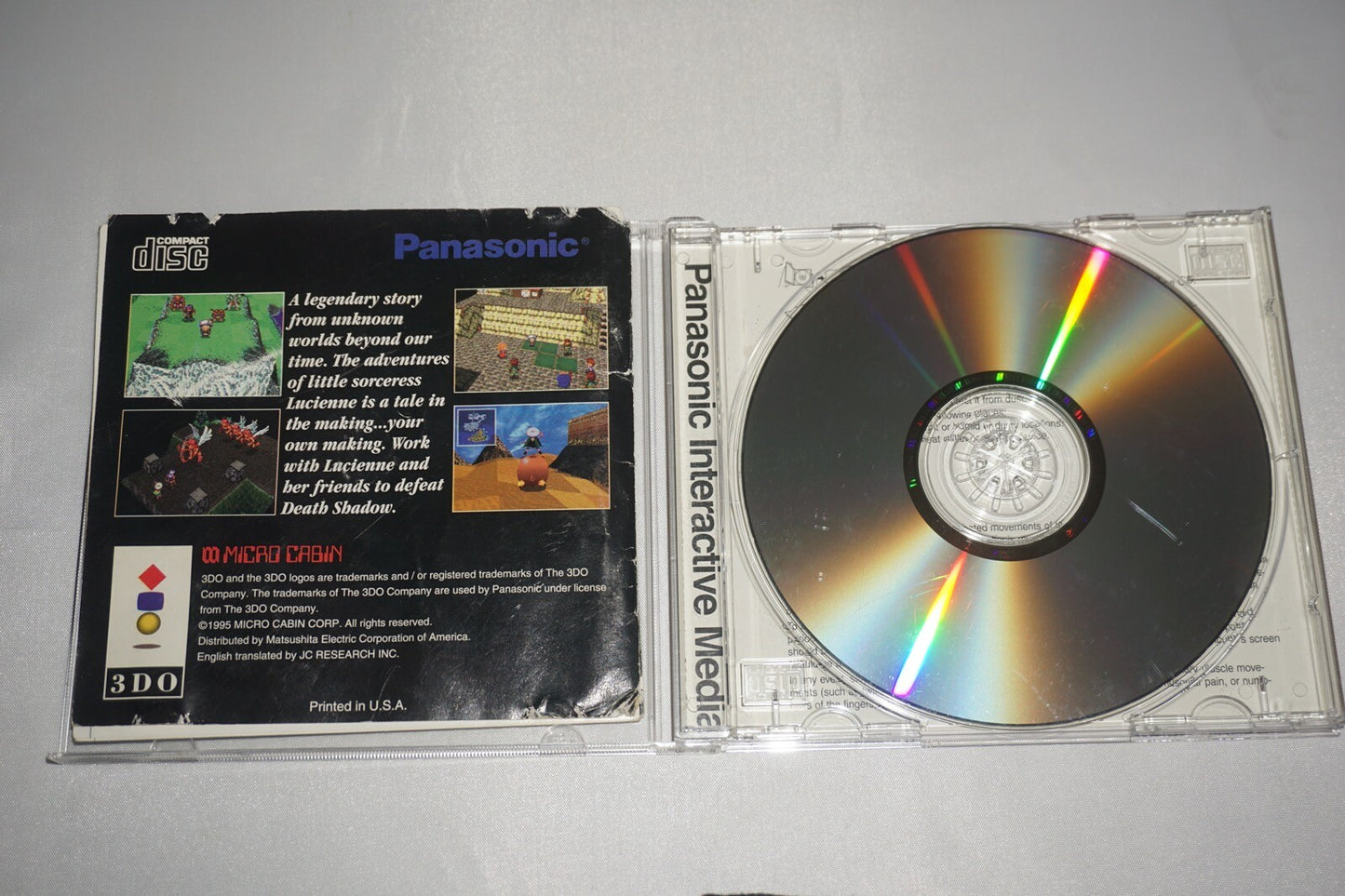 Lucienne's Quest (Panasonic 3do) with Manual