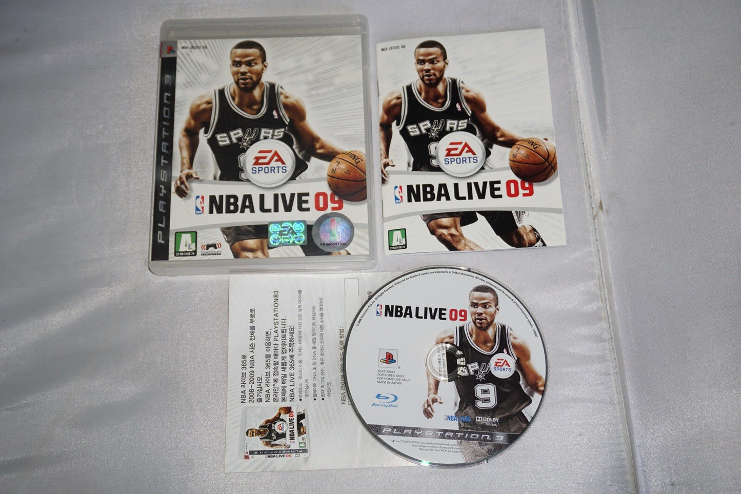NBA Live 09 (Sony Playstation 3 ps3) Complete KOREAN Import