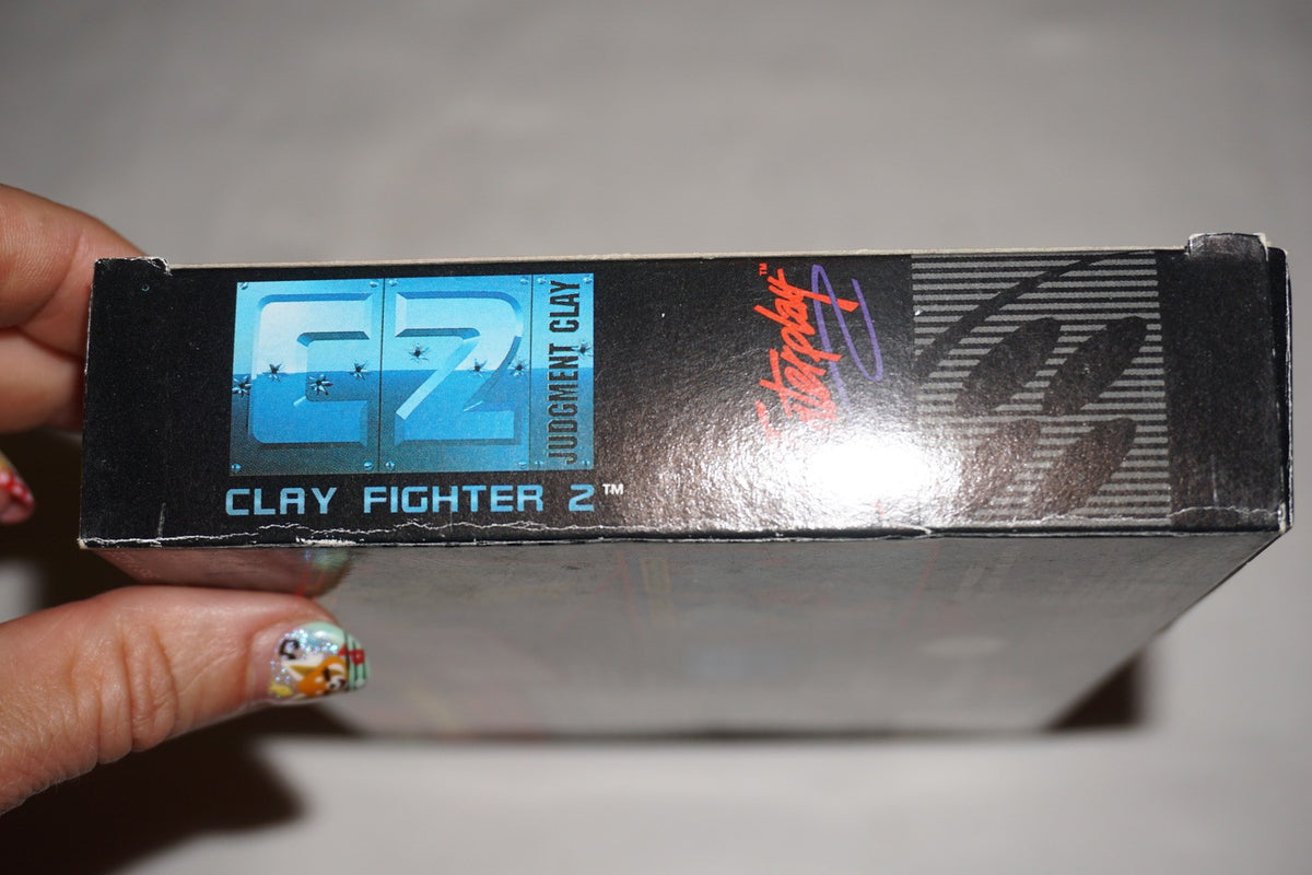 C2: Judgment Clay Clayfighter 2 (Super Nintendo SNES) Complete in Box CIB