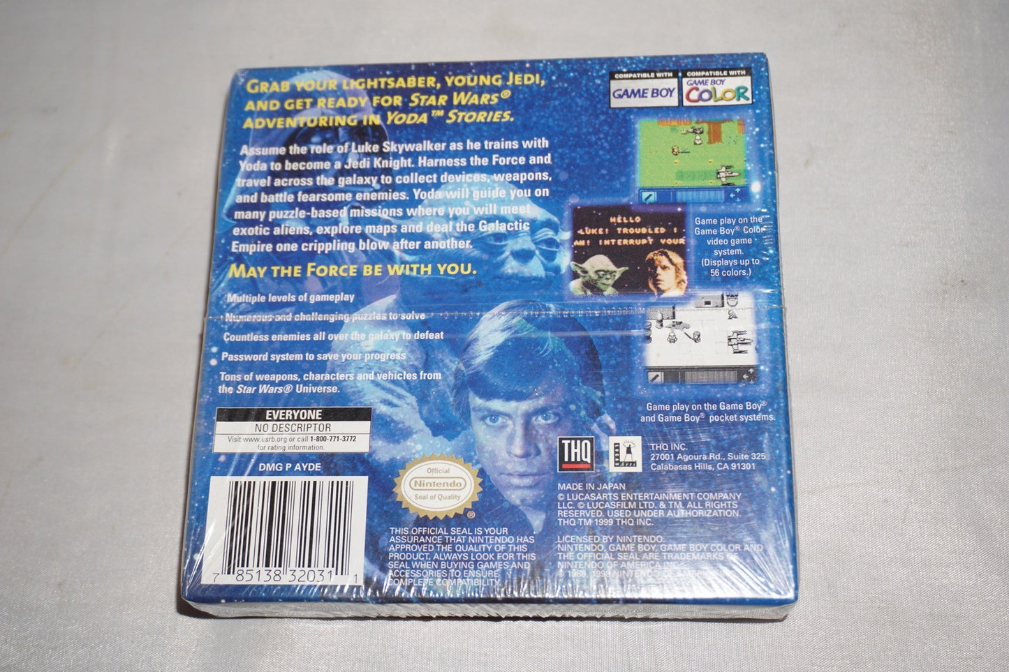 Star Wars Yoda Stories (Nintendo Gameboy Color GBC Game Boy) NEW Sealed