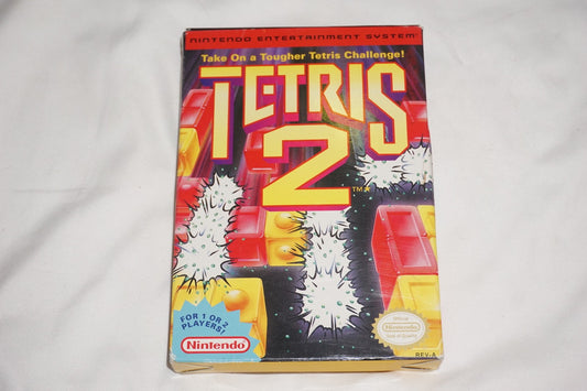 Tetris 2 (Nintendo NES) Complete in Box CIB