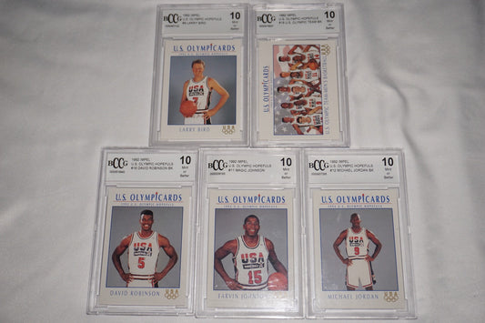 1992 Impel U.S Olympic Hopefuls Set #9 #16 #11 #12 #18 Team BCCG Jordan Bird 10