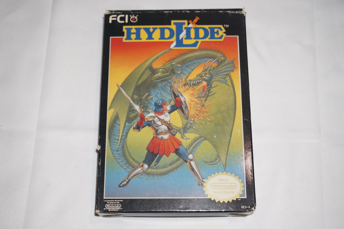 Hydlide (Nintendo NES) Complete in Box CIB