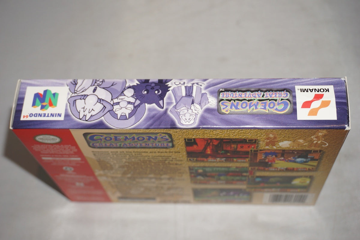 Goemon's Great Adventure (Nintendo 64 N64) Complete in Box w/ Reg Card CIB