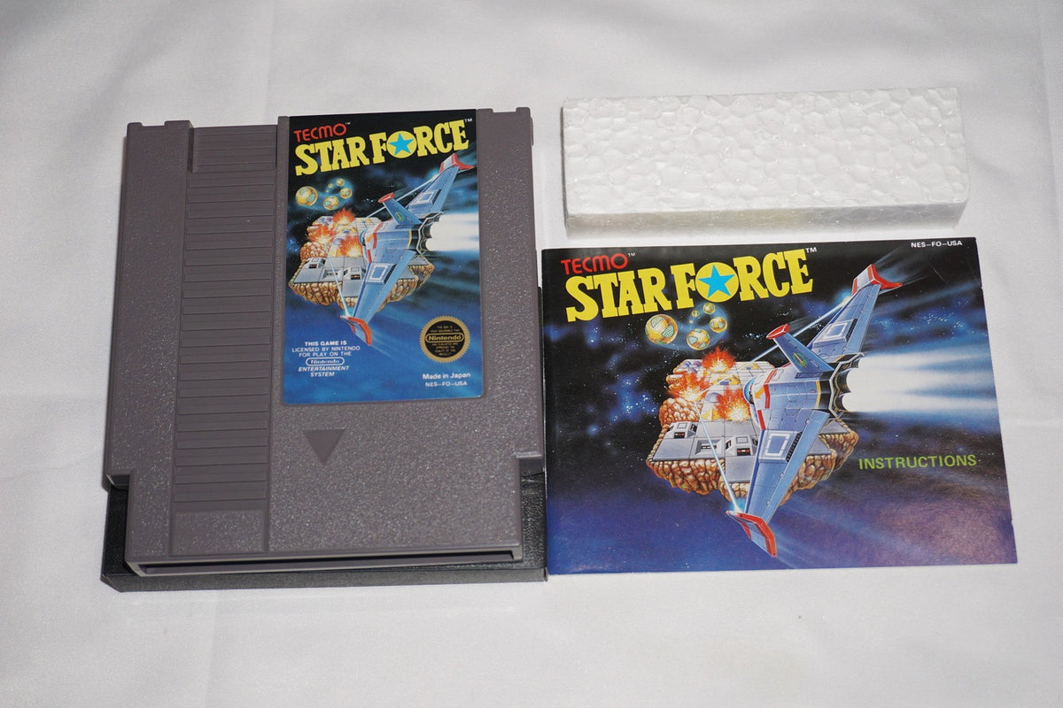 Tecmo Star Force (Nintendo NES) Complete in Box CIB