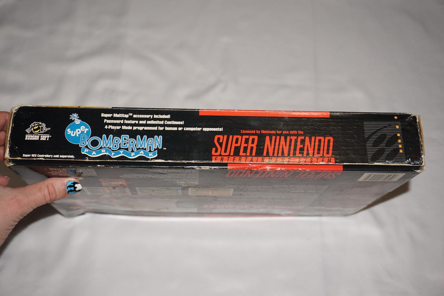 Super Bomberman Party Pak (Super Nintendo SNES) Complete in Box CIB