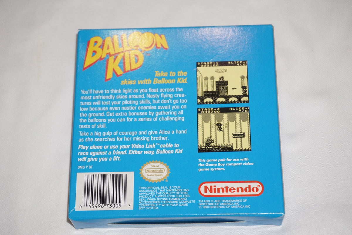 Balloon Kid (Nintendo Game Boy Game Boy) Complete in Box CIB