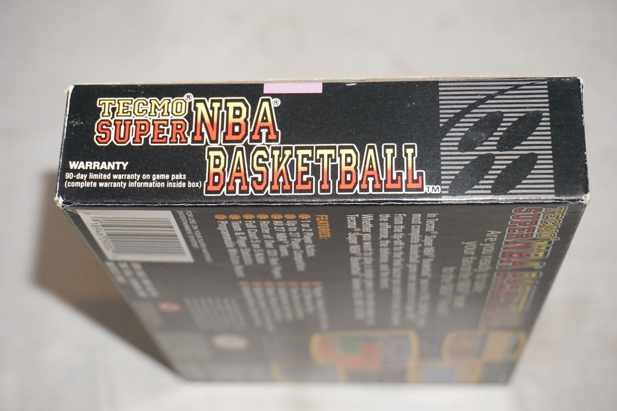 Tecmo Nba Basketball (Super Nintendo SNES) Complete in Box CIB