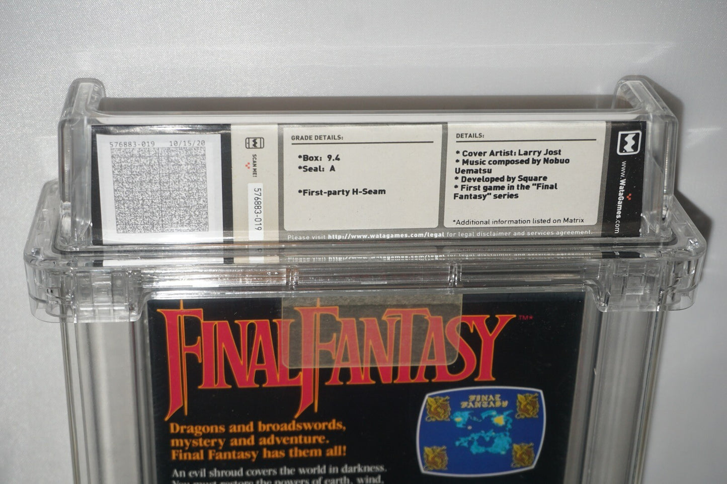 Final Fantasy (Nintendo NES) NEW Sealed WATA 9.4 A
