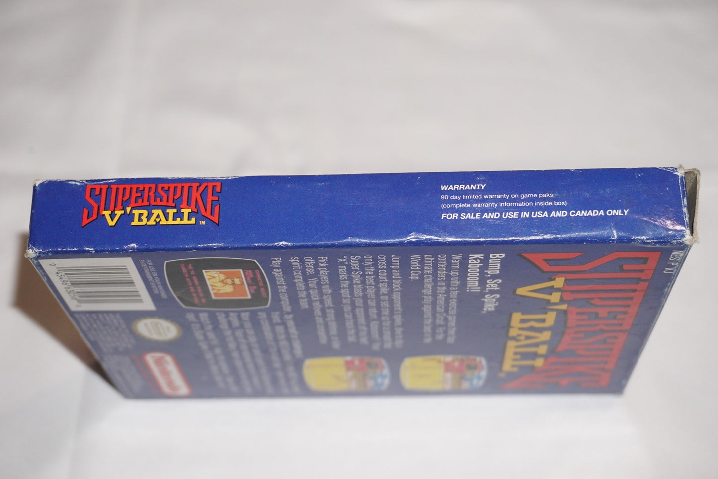 Super Spike V'Ball Volleyball (Nintendo NES) Complete in Box CIB
