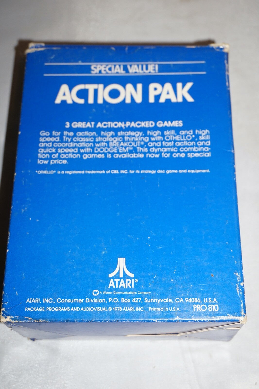 Action Pak (Atari 2600) Complete In Box
