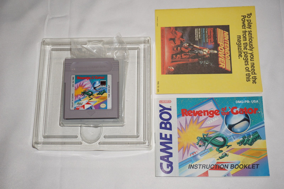 Revenge of the Gator (Nintendo Game Boy Gameboy) Complete in Box CIB