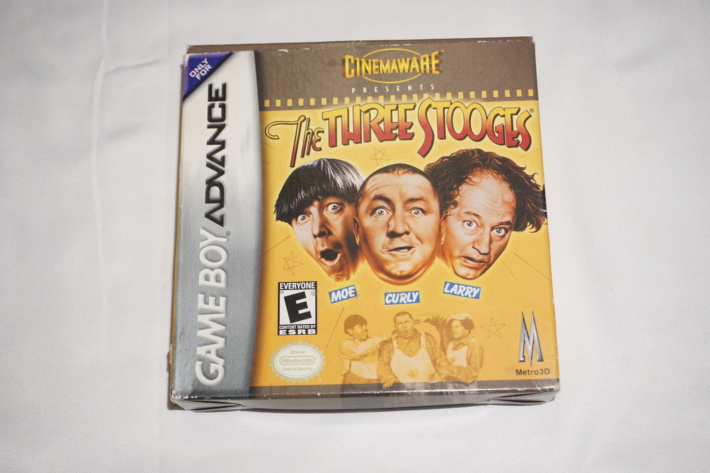 Three Stooges (Game Boy Advance GBA) Complete in Box w/ Reg CIB