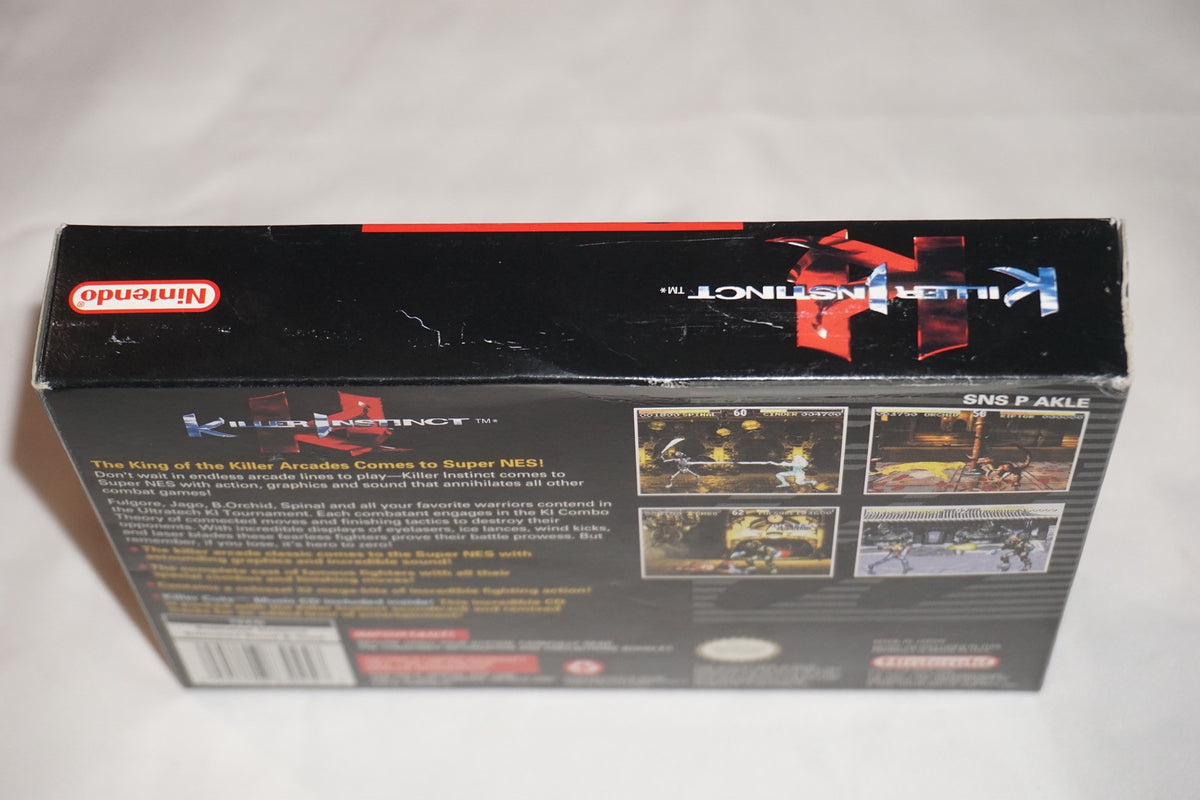 Killer Instinct (Super Nintendo SNES) Complete in Box CIB