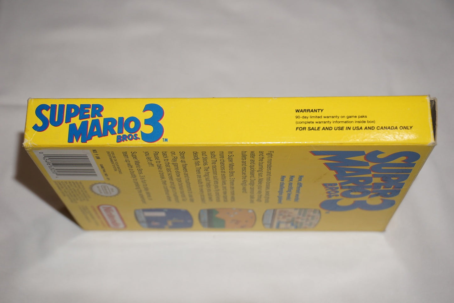 Super Mario Bros 3 (Nintendo NES) Complete in Box CIB