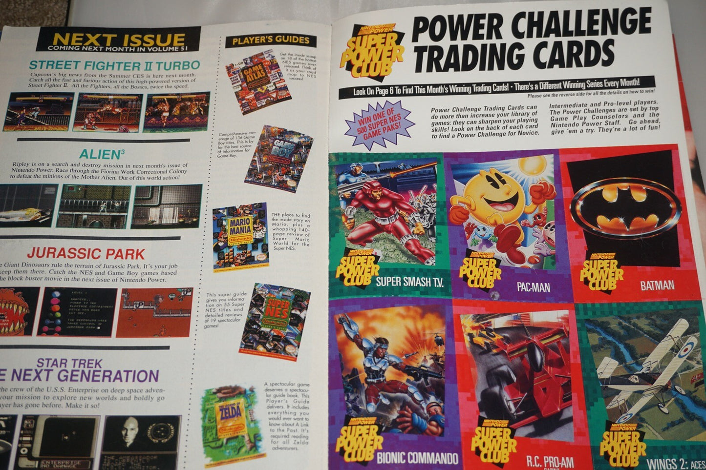 Nintendo Power Vol 50 Link's Awakening Magazine #5 Poster Tattoos Cards
