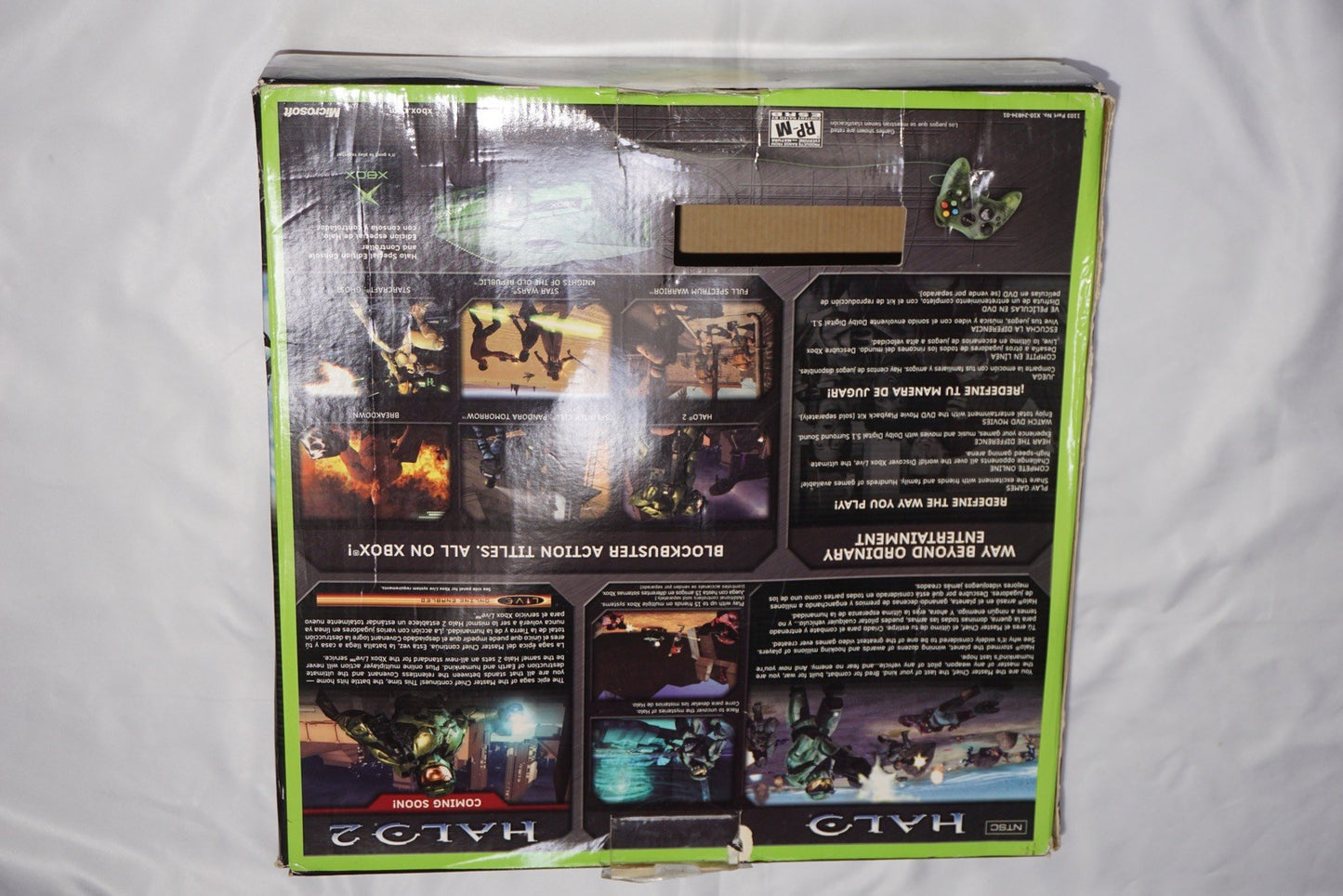 Halo Combat Evolved Microsoft Xbox Console System CIB with Box Tested
