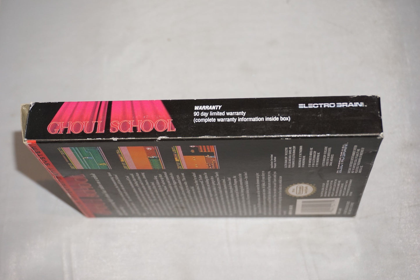 Ghoul School (Nintendo NES) Complete in Box w/ Reg Card CIB
