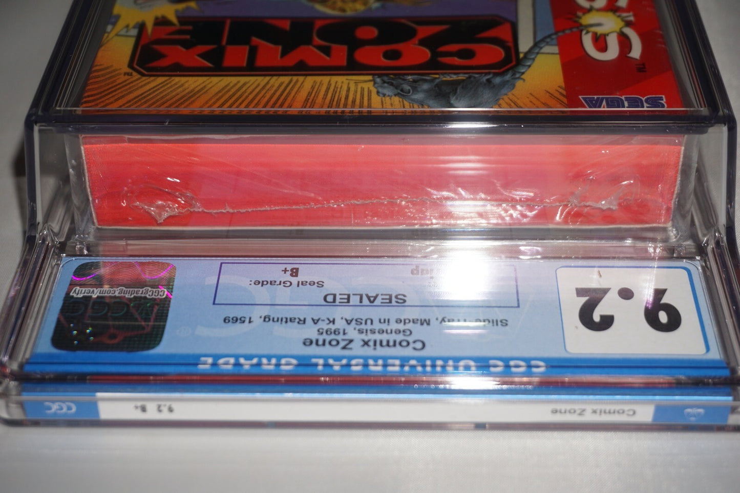 Comix Zone (Sega Genesis) CGC 9.2 B+ NEW Sealed