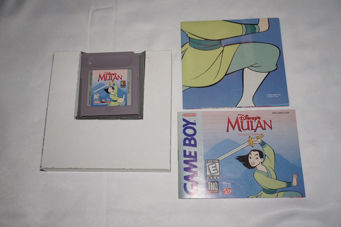 Mulan (Nintendo Game Boy Gameboy) Complete in Box w/ Poster CIB