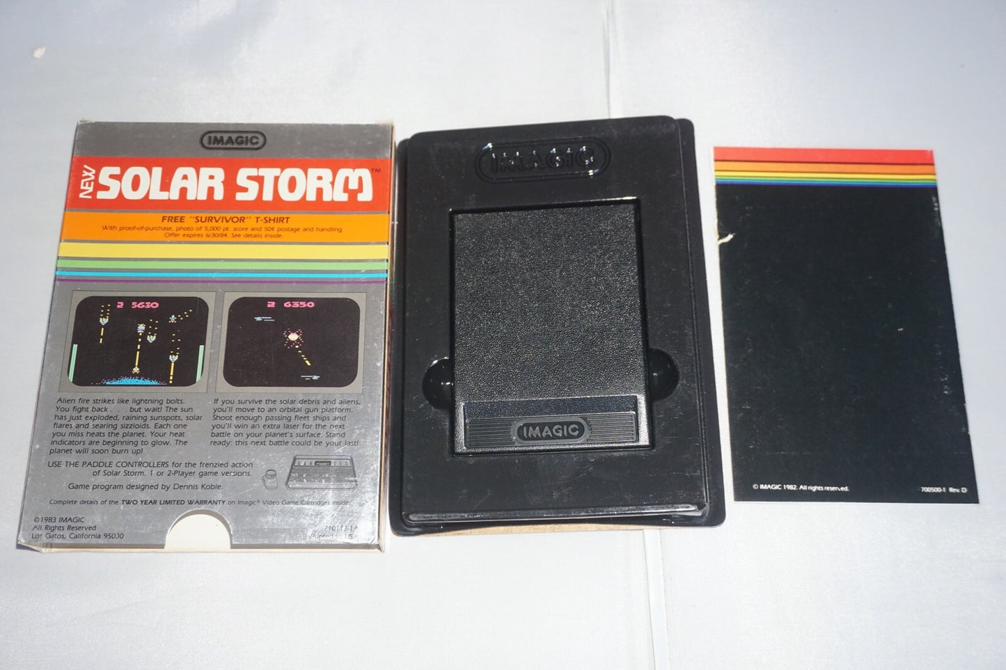 Solar Storm (Atari 2600) Complete In Box