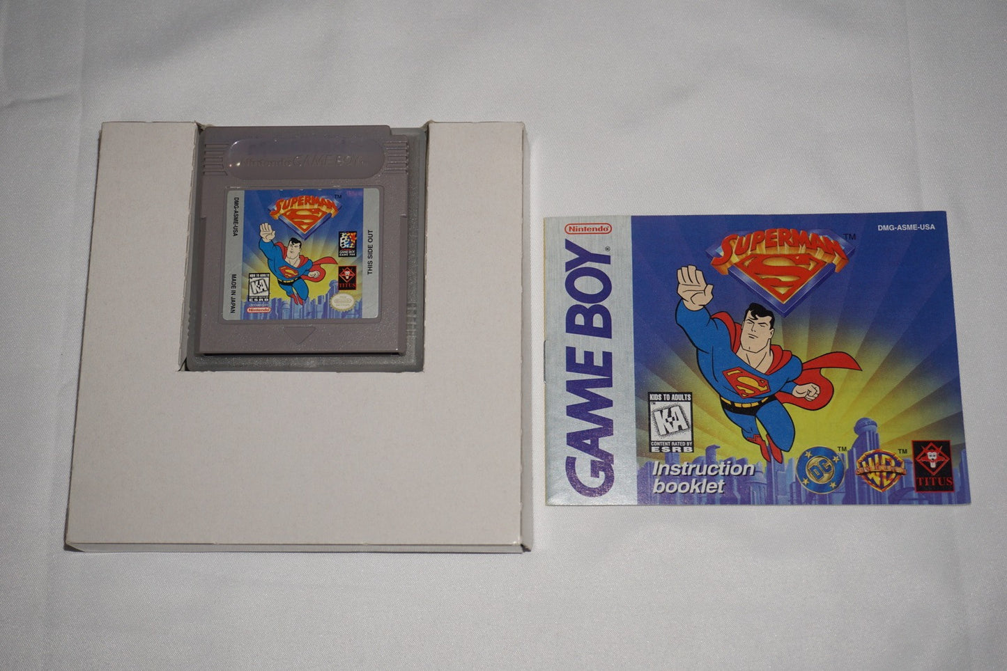 Superman (Nintendo Game Boy Gameboy) Complete in Box CIB