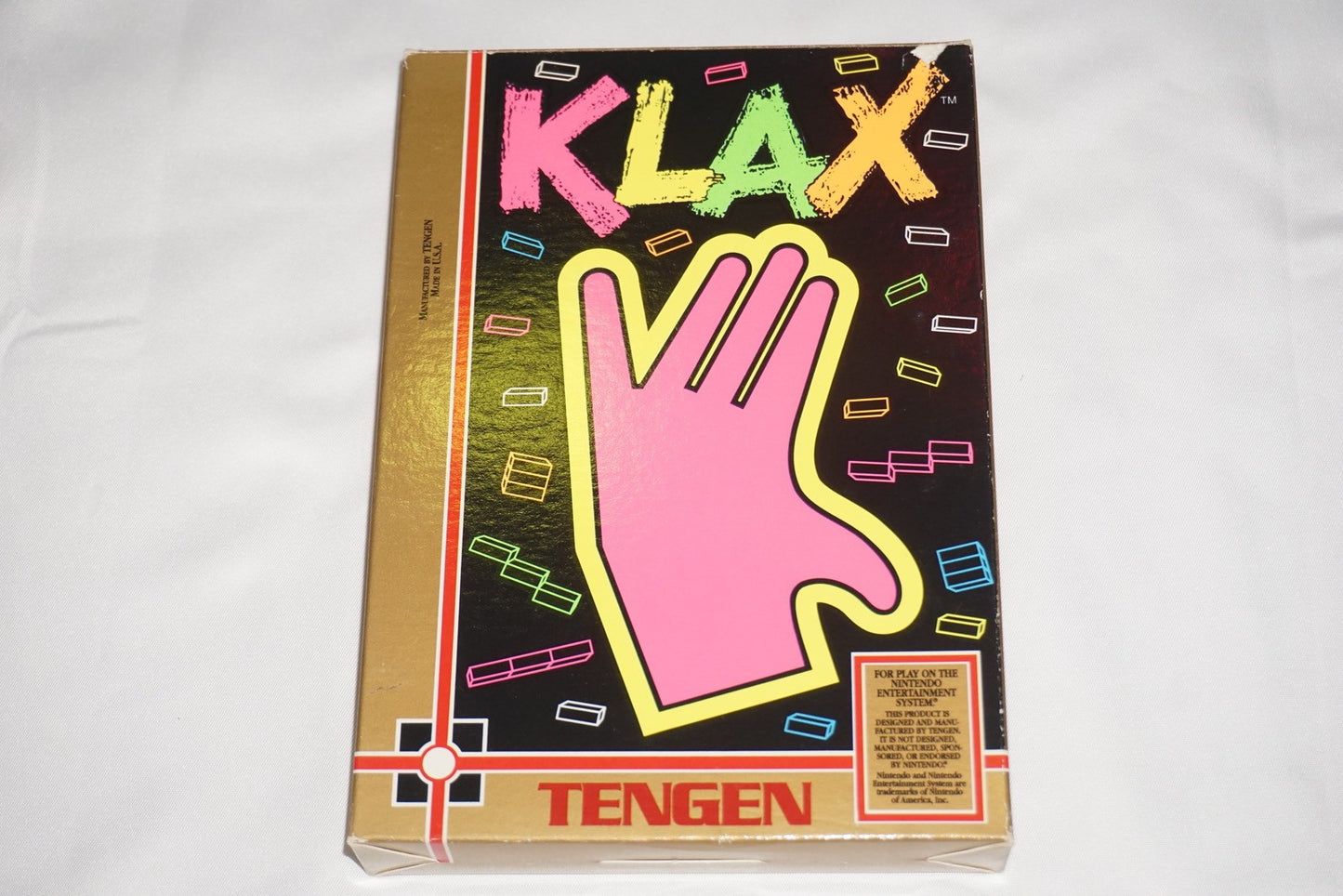 Klax (Nintendo NES) Complete in Box w/ Reg CIB