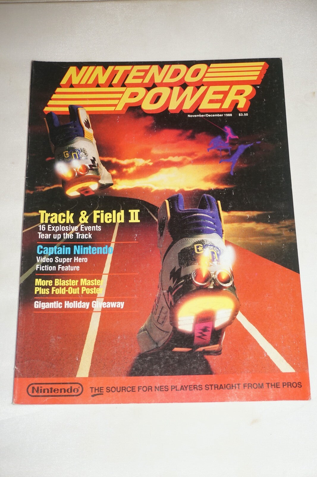 November/December 1988 Track Field II Nintendo Power Magazine #1 Poster