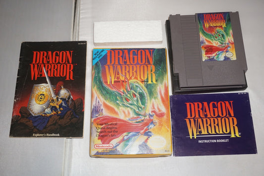 Dragon Warrior 1 (Nintendo NES) Complete in Box w/ Handbook CIB #3
