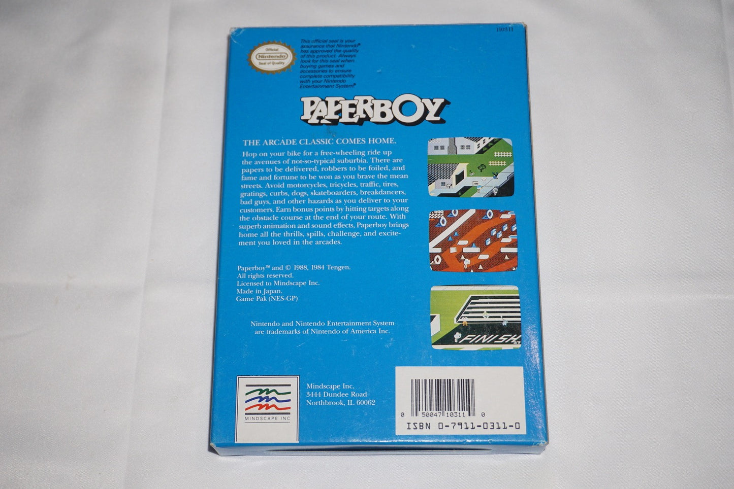 Paperboy 1 (Nintendo NES) Complete in Box CIB