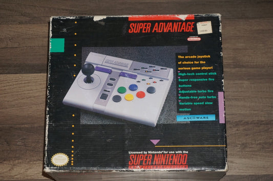 Super Advantage Arcade Stick Controller (Super Nintendo SNES) Complete CIB