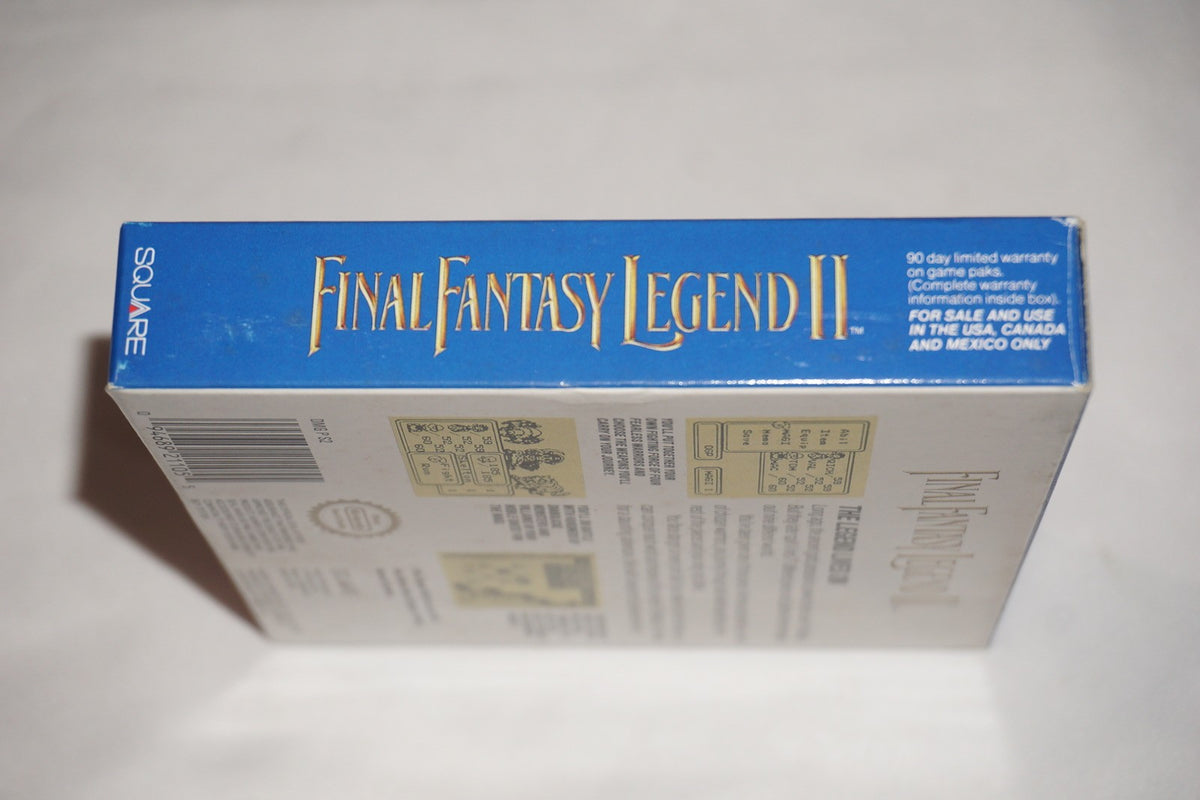 Final Fantasy Legend II 2 (Nintendo Game Boy Gameboy) Complete w/ Chart CIB