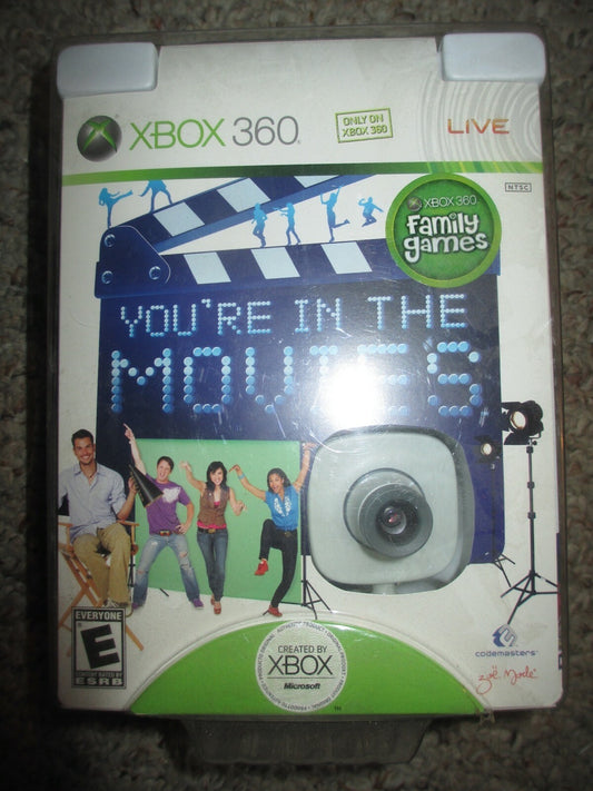 You're in the Movies (Microsoft Xbox 360, 2008) NEW Sealed w/ Camera