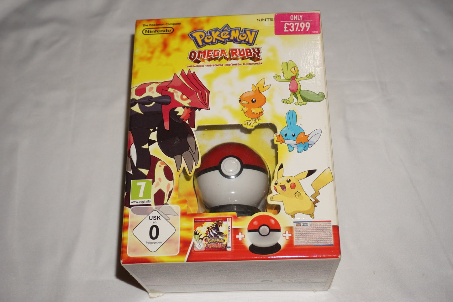 Pokemon Omega Ruby Pokeball Edition (Nintendo 3DS) NEW Sealed UK PAL Import