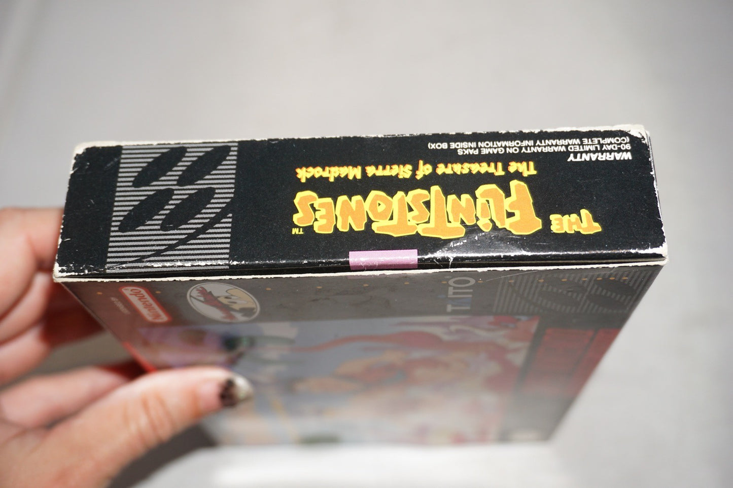 Flintstones Treasure of the Sierra Madrock (Super Nintendo SNES) with Box