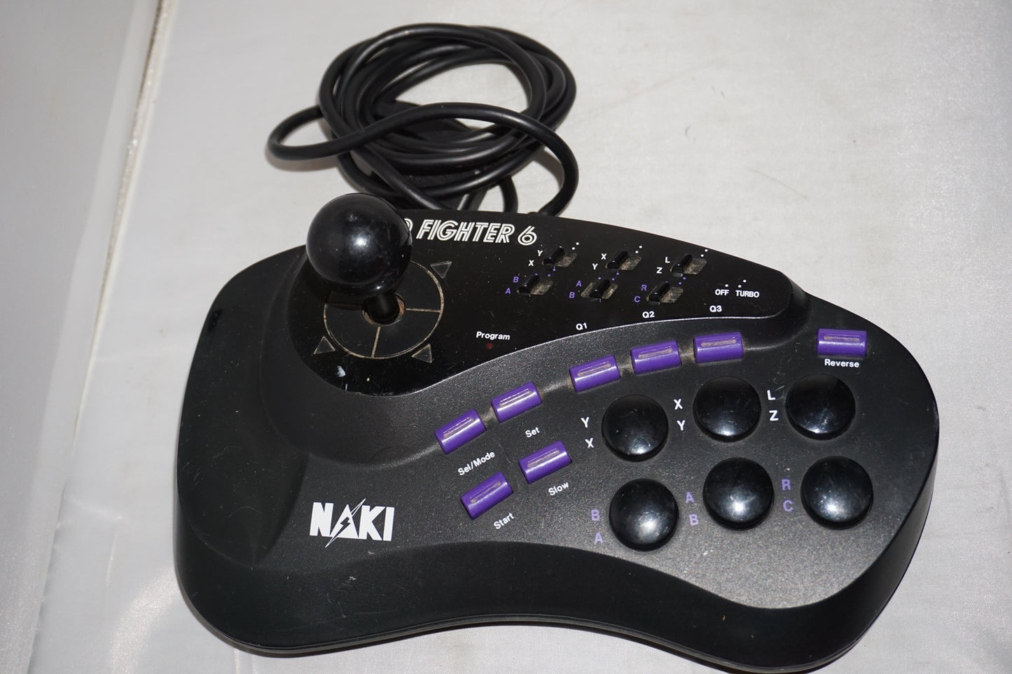 Naki Pro Fighter 6 Arcade Stick (Sega Genesis Super Nintendo SNES)