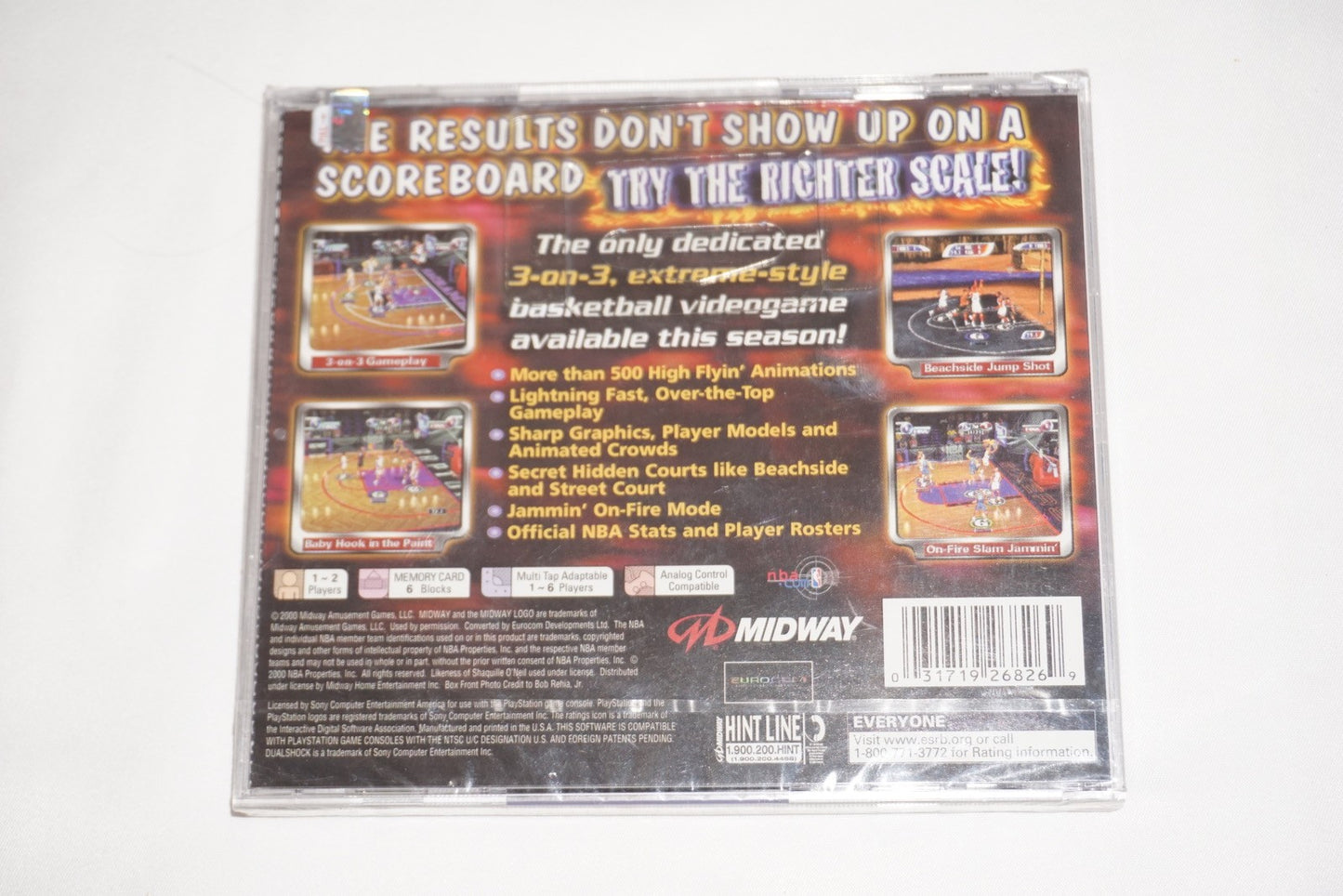 NBA Hoopz (Sony Playstation 1 ps1) NEW Factory Sealed