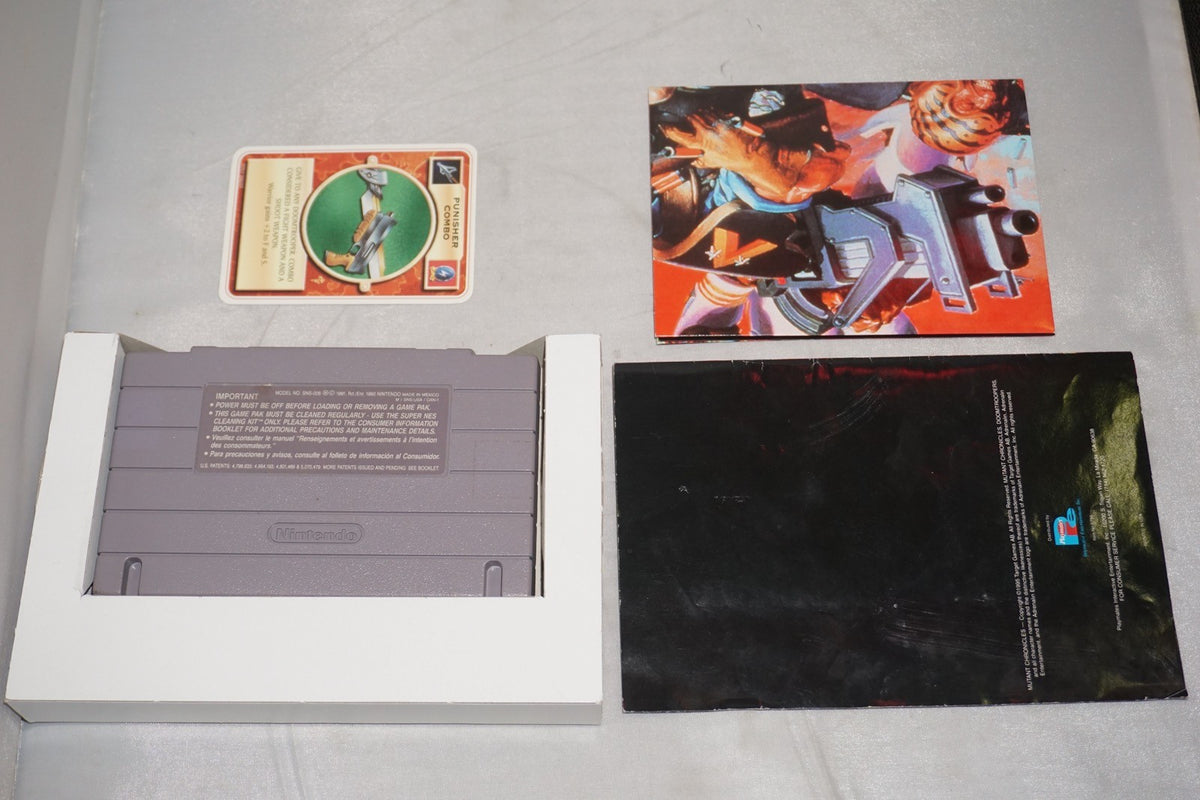 Doom Troopers (Super Nintendo SNES) Complete in Box w/ Poster & Card CIB