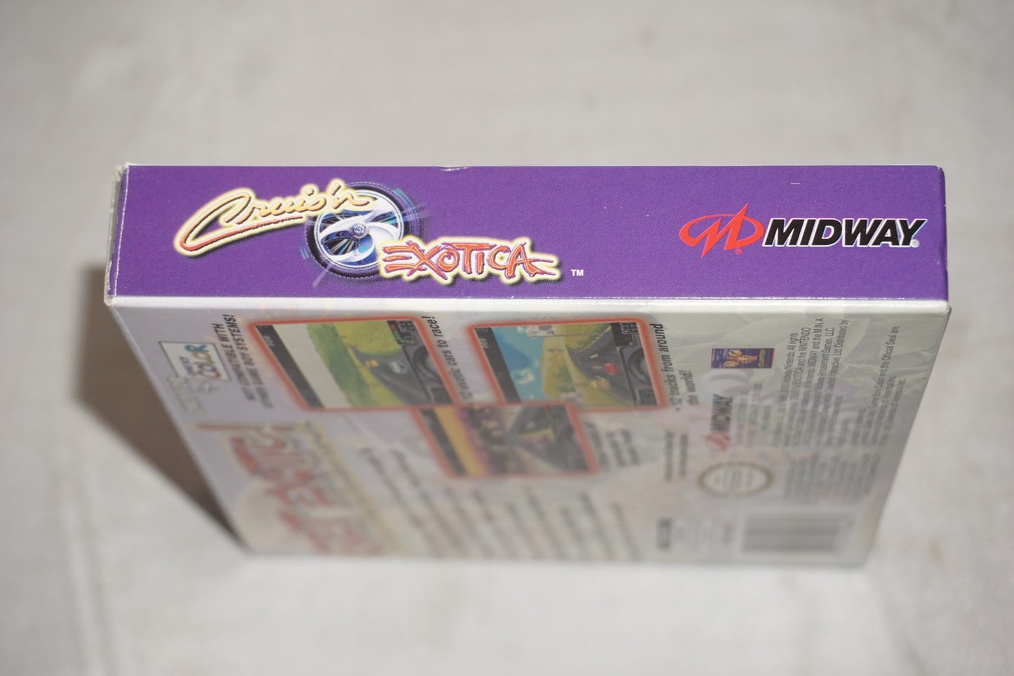 Cruis'n Exotica Cruisin (Nintendo Gameboy Color Game Boy GB) Complete CIB