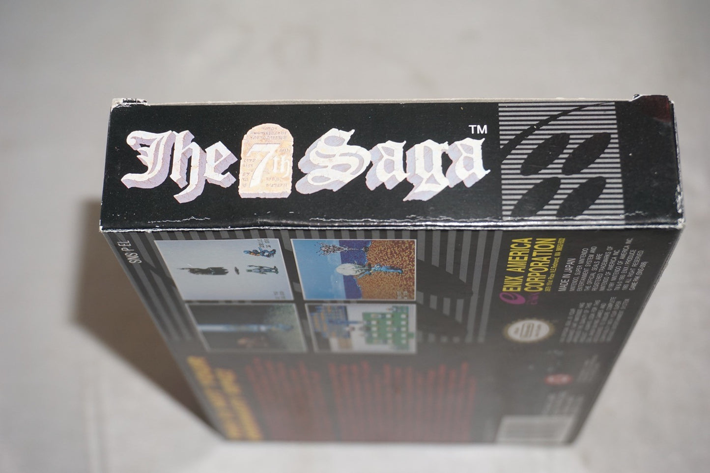 7th Saga (Super Nintendo SNES) Complete in Box w/ Map & Reg Card CIB