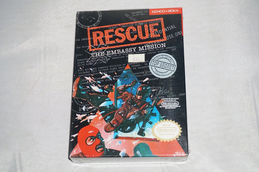 Rescue Embassy Mission (Nintendo NES) NEW Factory Sealed