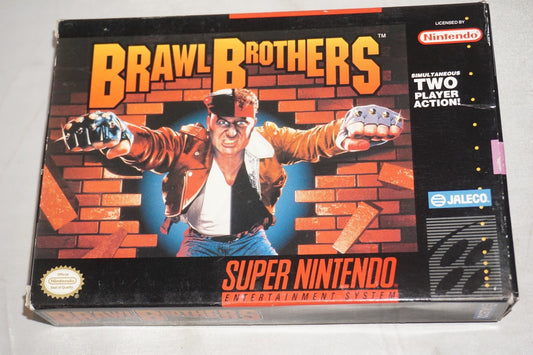 Brawl Brothers (Super Nintendo SNES) Complete in Box CIB