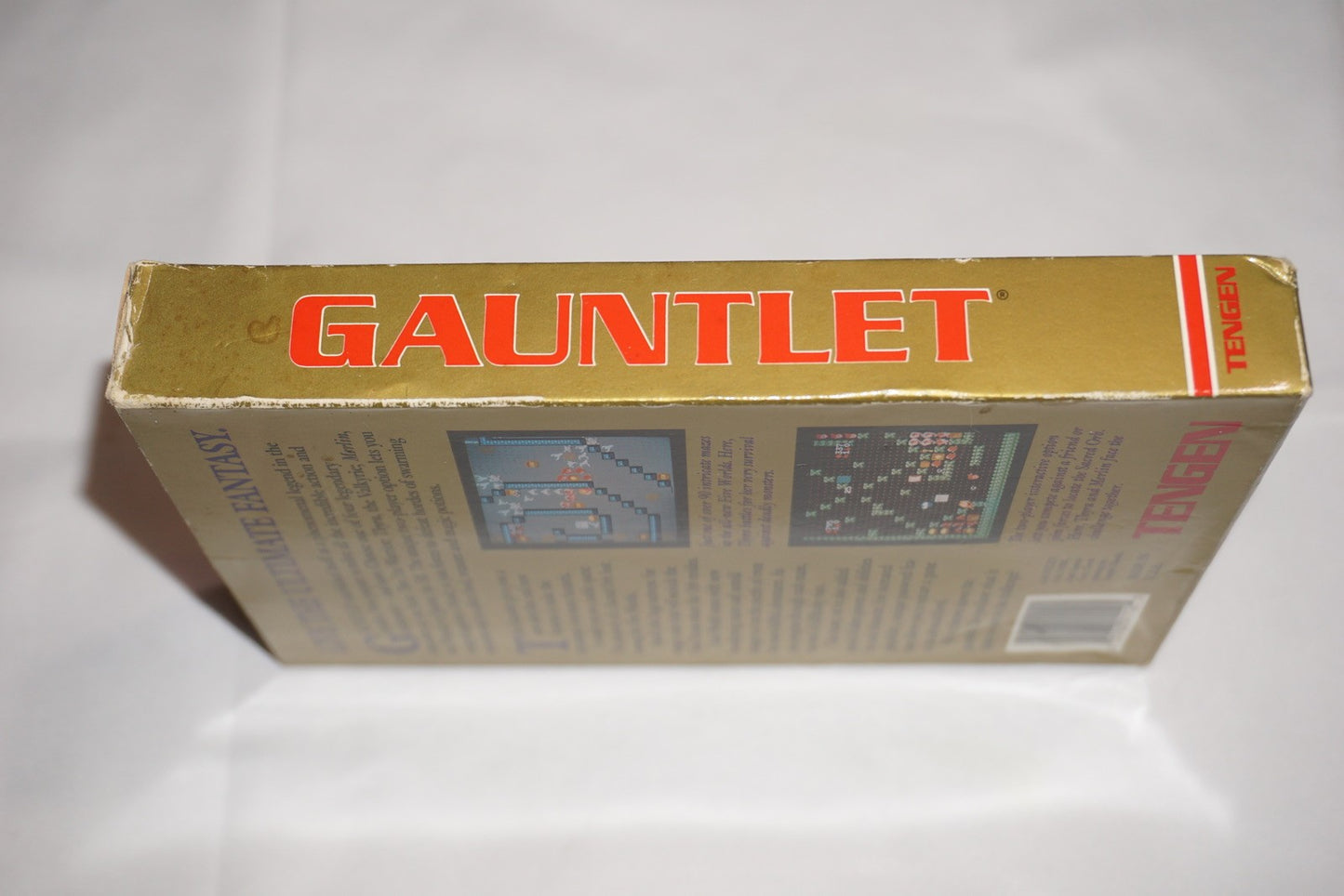 Gauntlet 1 Tengen Black  (Nintendo NES) Complete in Box w/ Poster CIB