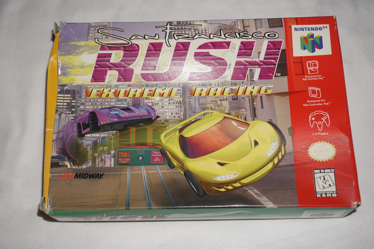 San Francisco Rush Extreme Racing (Nintendo 64 N64) Complete in Box CIB