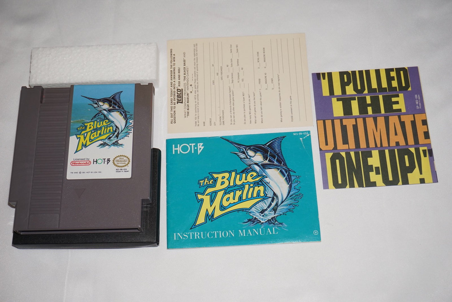 Blue Marlin (Nintendo NES) Complete in Box w/ Reg CIB
