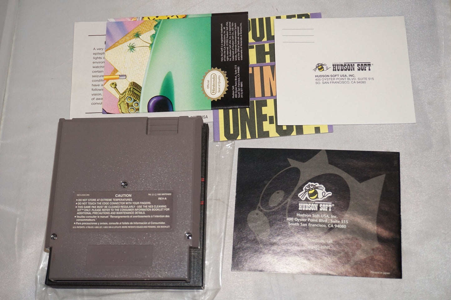 Felix The Cat (Nintendo NES) Complete in Box w/ Reg Card Poster CIB