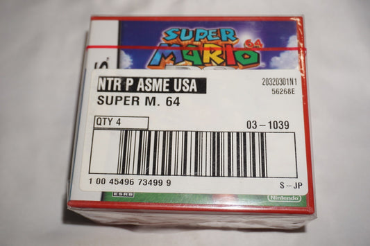 Super Mario 64 (Nintendo DS) NEW Sealed Case of 4 Set Lot